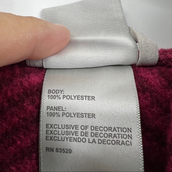 Avalanche Maroon Striped Long Sleeves Hooded Asymmetrical Zip Sweatshirt - Picture 10 of 10